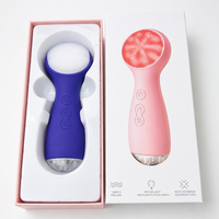 Brosse nettoyante faciale en silicone certifiée CE RoHS, nettoyage en profondeur, exfoliant pour le visage, appareil de nettoyage facial chauffant imperméable