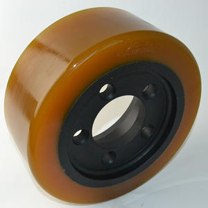 Roue motrice pour chariot élévateur électrique Linde, pneu en polyuréthane 650x75, ensemble de roues de charge générale - Product Image 3