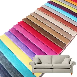 Tissu d'ameublement pour canapé 100% Polyester Sofa Fabric Designer Emboss Fabric Burnout Velvet