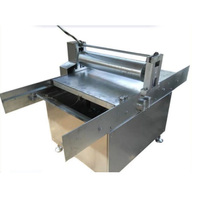 Petite machine à former des chocolats au caramel, ligne de production de barres chocolatées enrobées de chocolat