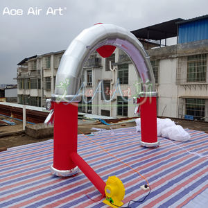 Arche gonflable en forme <span class=keywords><strong>de</strong></span> cœur <span class=keywords><strong>rose</strong></span> pour la décoration <span class=keywords><strong>de</strong></span> la Saint-Valentin, entrée d'événement <span class=keywords><strong>de</strong></span> mariage, arche gonflable - Product Image 5