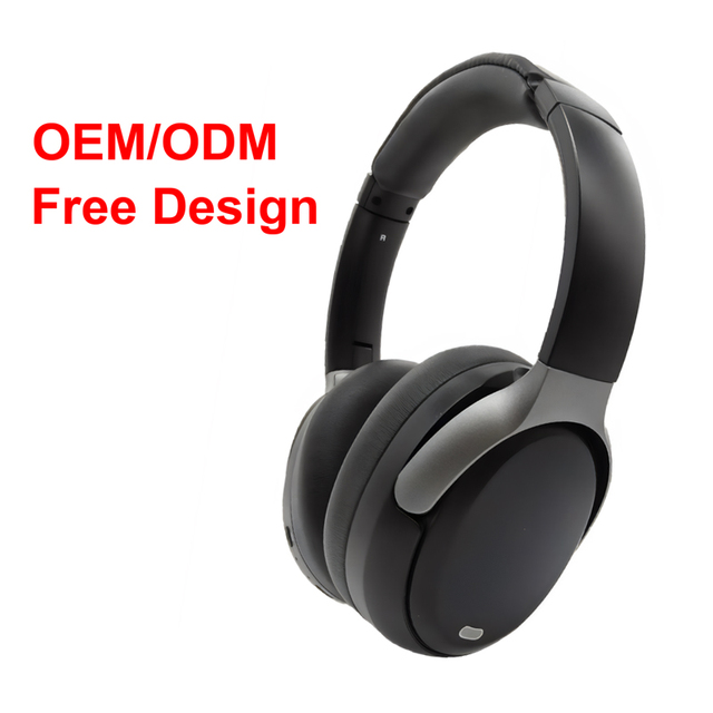 Stylish BT6.0 Hybrid ANC Wireless Over-Ear Headphones Noise Cancelling 50H Playtime Sports Low Latency 40mm Drivers