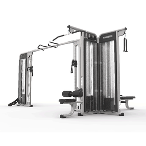 Gym Equipment Multi-functional Combination Set Sports Strength Equipment Comprehensive Trainer Gym 5 People Station Fitness