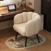 Fauteuil simple modulaire moderne en velours doux de haute qualité, durable, capitonné, avec structure en bois massif, disponible en plusieurs couleurs, pour salon, loisirs et coiffeuse
