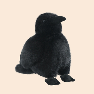 Peluche Realistico di Corvo Nero, Morbido Giocattolo a Forma di Uccello per Regalo di Compleanno - Product Image 2