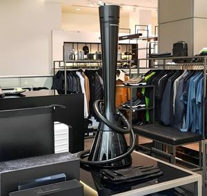 Heiße Angebote: 75 cm Hohe Luxus-Shisha im Porsche-Design, Schwarz-Silber auf Lager, Deutscher Stil Deluxe - Product Image 5