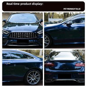 Süper Parlak Kristal Gece Mavisi Renk Değiştiren PVC Araç Kaplama Vinil Film Kabarcıksız Araç Gövde Çıkartması - Product Image 3