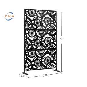 Diseño Art Deco <span class=keywords><strong>Pantalla</strong></span> interior y divisor de habitación Técnica de panel de metal de privacidad - Product Image 5
