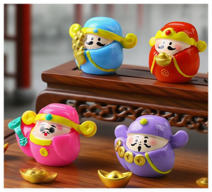 2026 estilo <span class=keywords><strong>chino</strong></span> adornos del zodiaco de la suerte <span class=keywords><strong>Año</strong></span> Nuevo Dios de la riqueza estatua muñeca Feng Shu figurita escultura juguete artesanía regalos conjuntos - Product Image 5