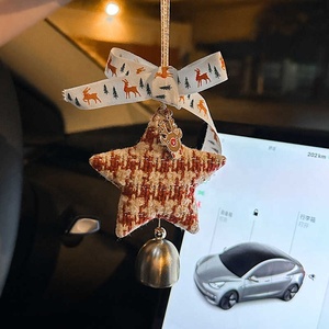 Adornos Colgantes Hechos a Mano para el Interior del Automóvil, Colgante Personalizado para Mujer, Regalo Navideño, Adorno Brillante para el Automóvil de Forma Irregular - Product Image 3