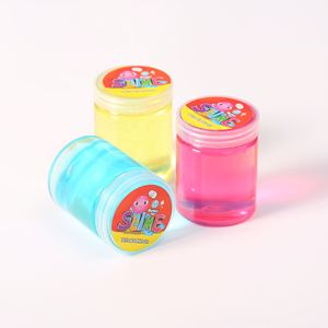 Custom Logo OEM Brand 150g Clear Colorful Crystal Fluffy Non Toxic Charming <b>Slime</b> <b>Set</b> for 5 to 7 Years Unisex Kids - Product Image 5