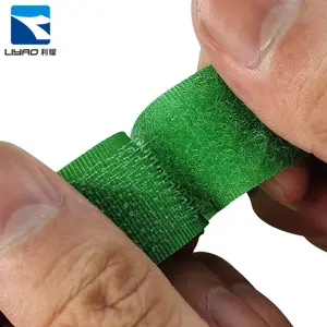 Velcroes – attaches de câble colorées à crochet et boucle, en Nylon réutilisable, doux et autobloquant pour le fil d'ordinateur, accessoires de vêtement et de traitement