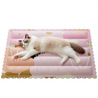Tapis rafraîchissant en gel pour animaux de compagnie (chats et chiens) – Coussin de sommeil glacé pour l'été, utilisation intérieure – Tapis rafraîchissant d'été pour animaux, lit pour chat et chien
