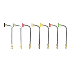 SPS 90 Degree Pressure Washer Short Extension Wand Accessories With 7 Color Nozzles