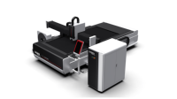 DF4015GL 6000W Machine de découpe laser fibre CNC 4 axes pour tôles et tubes, système de contrôle Cypcut, tête de découpe Yaskawa, nouvelle génération AI/LAS