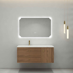 Light luxury and simple <b>wall</b> mounted combination anti fog intelligent <b>mirror</b> waterproof bathroom cabinet - Product Image 2