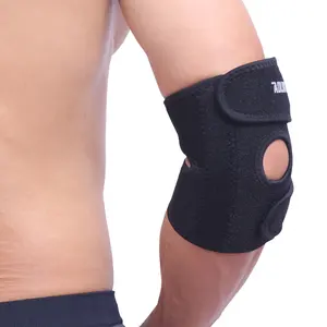 Aolikes all'ingrosso sport regolabile compressione gomito supporto Brace Neoprene antiscivolo protezione manica gomito per protezioni braccio