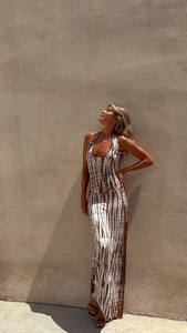 <strong>Custom</strong> Formal <strong>Dresses</strong> Women's Clothing Long Elegant Casual <strong>Dresses</strong> Floral Woman Backless Sexy Evening Party <strong>Dress</strong> - Product Image 6