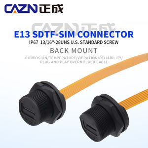 Presa connettore impermeabile <span class=keywords><strong>SIM</strong></span> TF scheda filettata femmina con cavo FPC da 20cm - Product Image 2