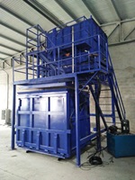 Máquina Hidráulica para Fabricar Bloques de Espuma Rebond Cuadrados, Equipo de Producción de Espuma Rebond Cúbica Reciclada a partir de Esponja de Desecho