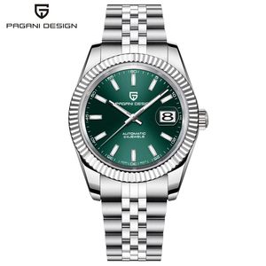 Reloj Mecánico para Hombre Pagani Design de 42 mm con Visualización de Fecha Automática y Correa de Acero Inoxidable - Product Image 1