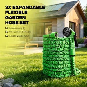 <span class=keywords><strong>Manguera</strong></span> de <span class=keywords><strong>agua</strong></span> de jardín extensible azul verde Flexible 5 10 15 <span class=keywords><strong>30</strong></span> 50 100 <span class=keywords><strong>metros</strong></span> <span class=keywords><strong>manguera</strong></span> de riego resistente - Product Image 2