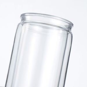 Gobelet en plastique Mason à double paroi de 16 oz pour sublimation, avec paille, imprimé, pour lait et eau - Product Image 4