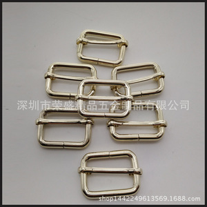 Hebilla de barra metálica de 4,8 x 3,3 cm, duradera, para bolsos y manualidades - Product Image 2