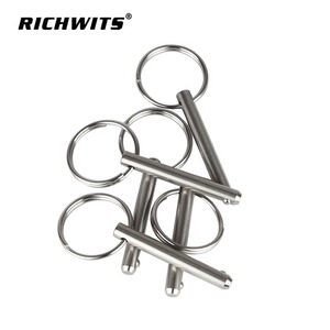RICHWITS Stainless Steel Safety Pin 10Mm Head Diameter Cylindrical Head For Rope Connection <b>Yacht</b> Rv Accessories - Product Image 2