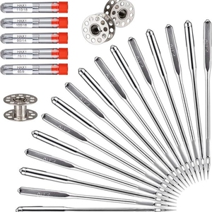 Paquete de 50 Agujas Universales para Máquina de Coser HAX1 65/9, 75/11, 90/14, 100/16, <span class=keywords><strong>110</strong></span>/<span class=keywords><strong>18</strong></span> para Singer, Brother, Janome - Product Image 1