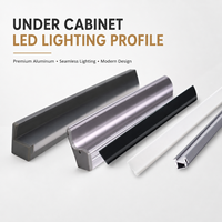 Éclairage de meuble : Luminaire encastré en aluminium lumineux orienté vers le bas pour armoire de cuisine YBCGTZ-25