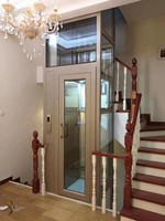 3-4-stöckiger Hauslift Kleiner Heimaufzug Kleiner schachtloser Aufzug für Häuser Außenaufzug für Gebäude