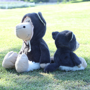 Jouets en peluche en polyester, peluches transformées en <span class=keywords><strong>loup</strong></span>, moutons <span class=keywords><strong>et</strong></span> agneaux, rembourrage en coton PP, vente en gros - Product Image 2