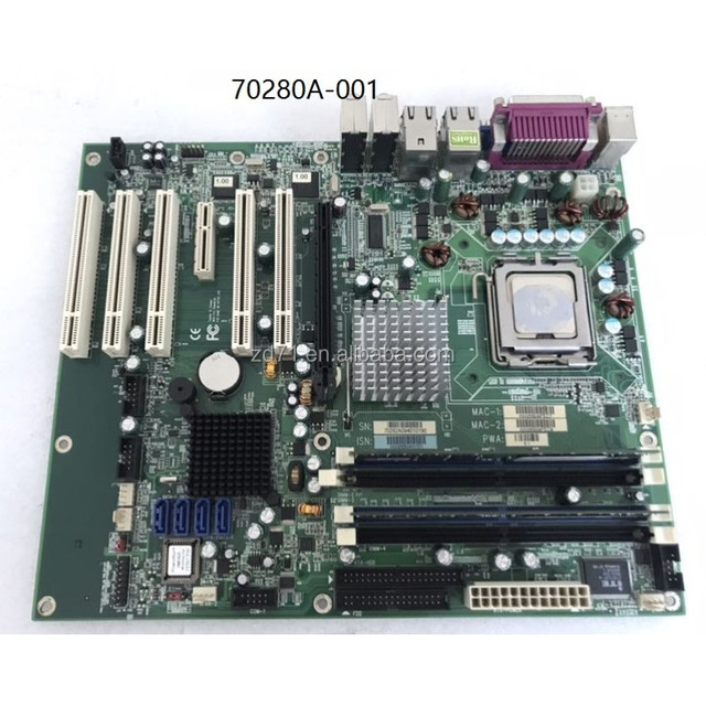70280A-001 REV:3.0 945G Industrial Motherboard 5 PCI LGA 775 CPU Card Tested Working