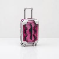Boîtes de gloss miniatures rectangulaires en ABS recyclables avec logo personnalisé, style trolley, pour cils entiers, boîte à jouets en plastique – Vente en gros