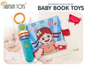 Libro de Tela Educativo Temprano JOYSUN <span class=keywords><strong>para</strong></span> Bebés, Libro de Peluche Suave, Juguetes de Tela Educativos, Libro Musical Montessori con Historias, Juguetes de Viaje <span class=keywords><strong>para</strong></span> Bebés - Product Image 3