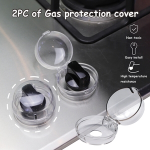 PRODIGY VB001 Prodigy Baby Safety Supplier Couvercle de brûleur à gaz transparent pour cuisinière à gaz Couvercle de bouton de cuisinière de cuisine - Product Image 5