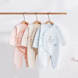Factory Supplies Breathable Comfortable 100% Cotton Fabric Baby Unisex Clothes Set Baby Rompers 10 Full Gift Bag Protect Baby