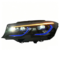 Système d'éclairage d'assemblage d'accessoires automobiles SJC pour BMW Série 3 G20 G28 19-22 Nouveaux phares exclusifs de style Laser RGB DRL