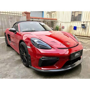 Per <span class=keywords><strong>Porsche</strong></span> 718 Boxster Cayman Aggiornamento GT4 Kit Corpo Anteriore Paraurti Posteriore <span class=keywords><strong>Lip</strong></span> Divisori Mento Spoiler Diffusore - Product Image 2
