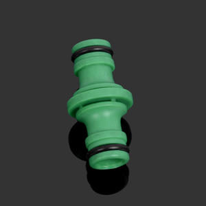 Conector de manguera de jardín de <span class=keywords><strong>2</strong></span> vías acoplador de carpintero grifo de tubería de agua de riego macho verde - Product Image 3