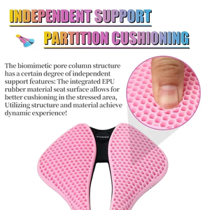 <span class=keywords><strong>Selle</strong></span> respirante pour vélo de route, durable et résistante à l'usure, imprimée en 3D, pour vélo de montagne - Product Image 3