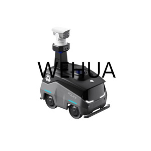 Robot de sécurité extérieur Weihua, argenté, navigation autonome, caméra 360 degrés, patrouille, surveillance - Product Image 4