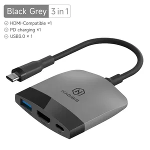 Base de Conexión Portátil Hagibis <span class=keywords><strong>Dock</strong></span> TV <span class=keywords><strong>Dock</strong></span> SWC01, USB C a 4K HDMI, Hub USB 3.0 para Nintendo, Laptops, PC, <span class=keywords><strong>iPad</strong></span> - Product Image 6