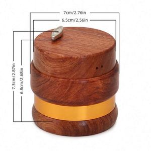 Wooden <b>Herb</b> <b>Grinder</b> With Music Function Creative Smoking <b>Grinder</b> Smoking Accessory - Product Image 5
