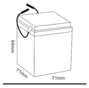 Batterie au plomb-acide 12V 2.5 Ah Smf Vrla Valve régulée meilleure batterie de moto Agm - Product Image 2