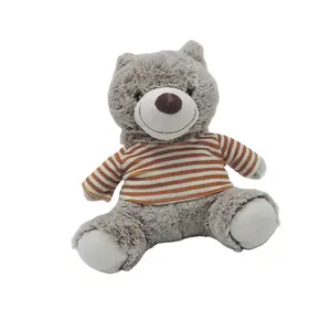 Ramah Lingkungan Lucu Boneka Hewan Hewan Draft Light Brown Bear Pintu Stopper