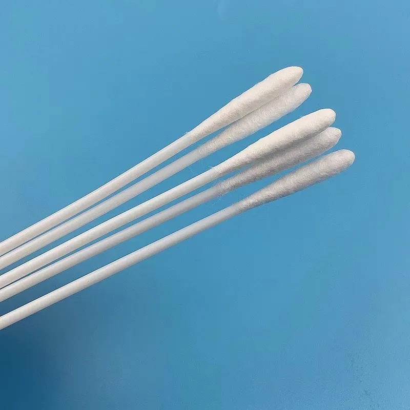 Disposable 6-Inch Long Cotton Swab With 30mm Head Length Applicator Cotton Bud