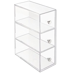 Desmontable de tres cajones de almacenamiento transparente escritorio doméstico cuidado de la Organizacion caja de cosméticos - Product Image 4