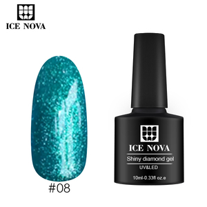 Esmalte de gel de diamante brillante ICE NOVA, polvo brillante, caramelo más suave, Hema/Tpo Free, más brillante, nuevo diseño, Etiqueta Privada - Product Image 4
